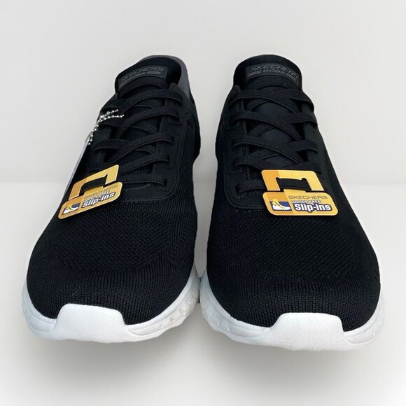 Skechers Slip-Ins Shoes Mens Size 10 Black Low Top Athletic Sneakers 118312 New - Picture 9 of 9